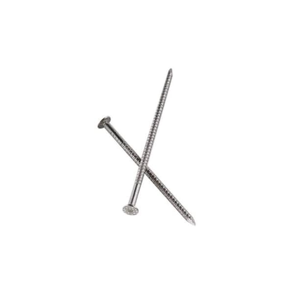Roofing Nail, 3 in L, 10D, Stainless Steel, 12 ga
